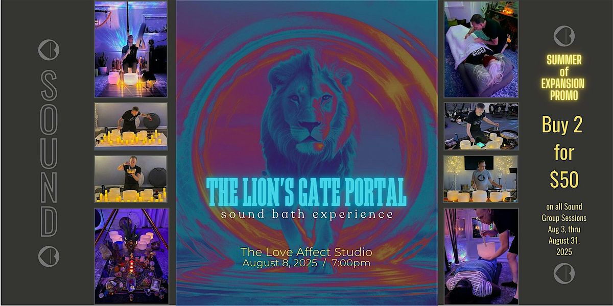 8:8 Lion's Gate Portal Sound Bath Experience, 8 August | Event in Dallas | AllEvents