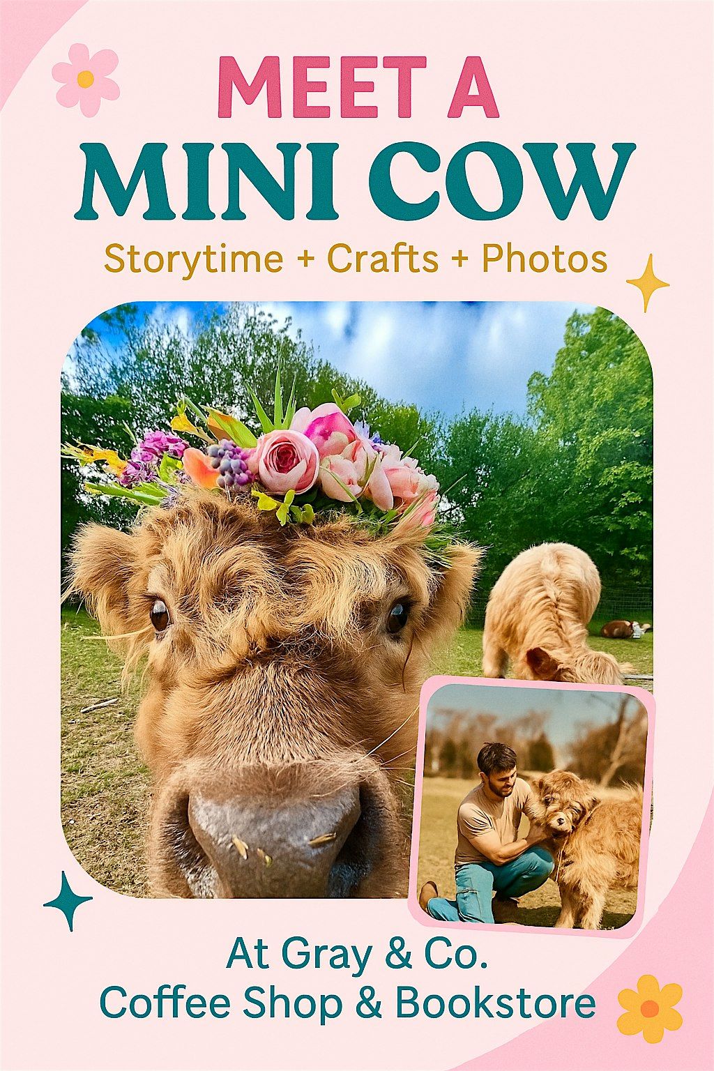 Meet a Mini Cow - Photos & Crafts, 25 October | Event in Oshawa | AllEvents