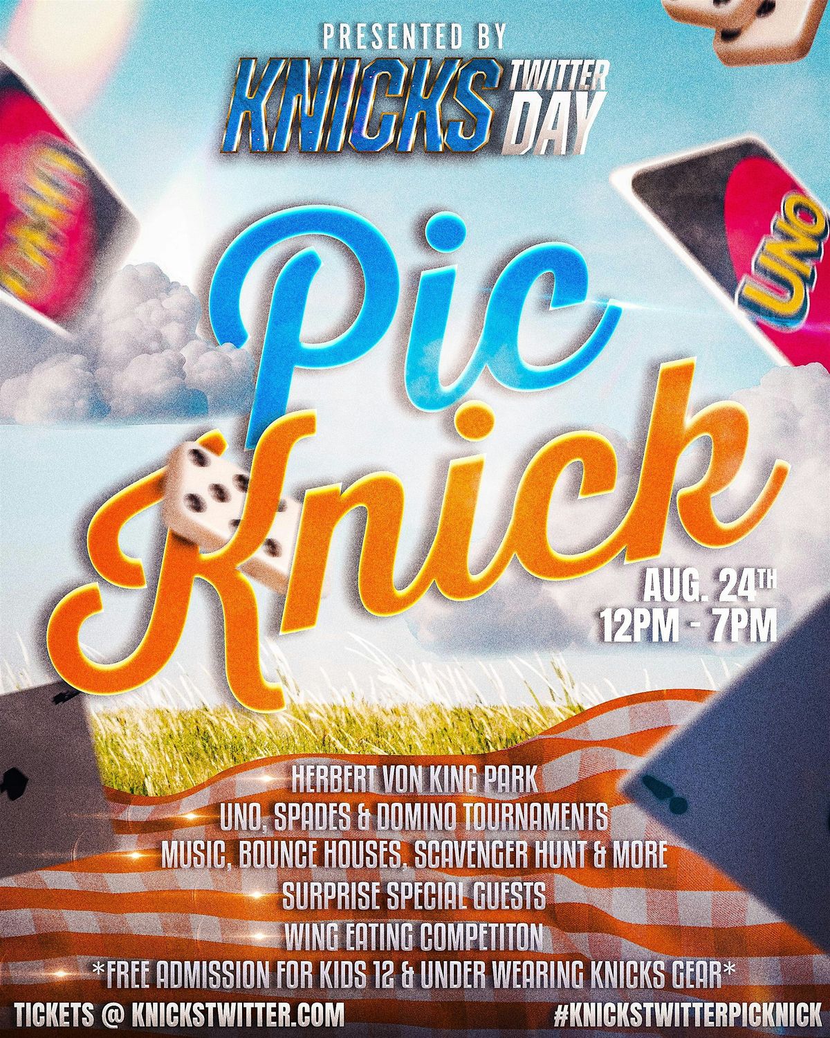 Knicks Twitter PicKnick, 24 August | Event in Brooklyn | AllEvents