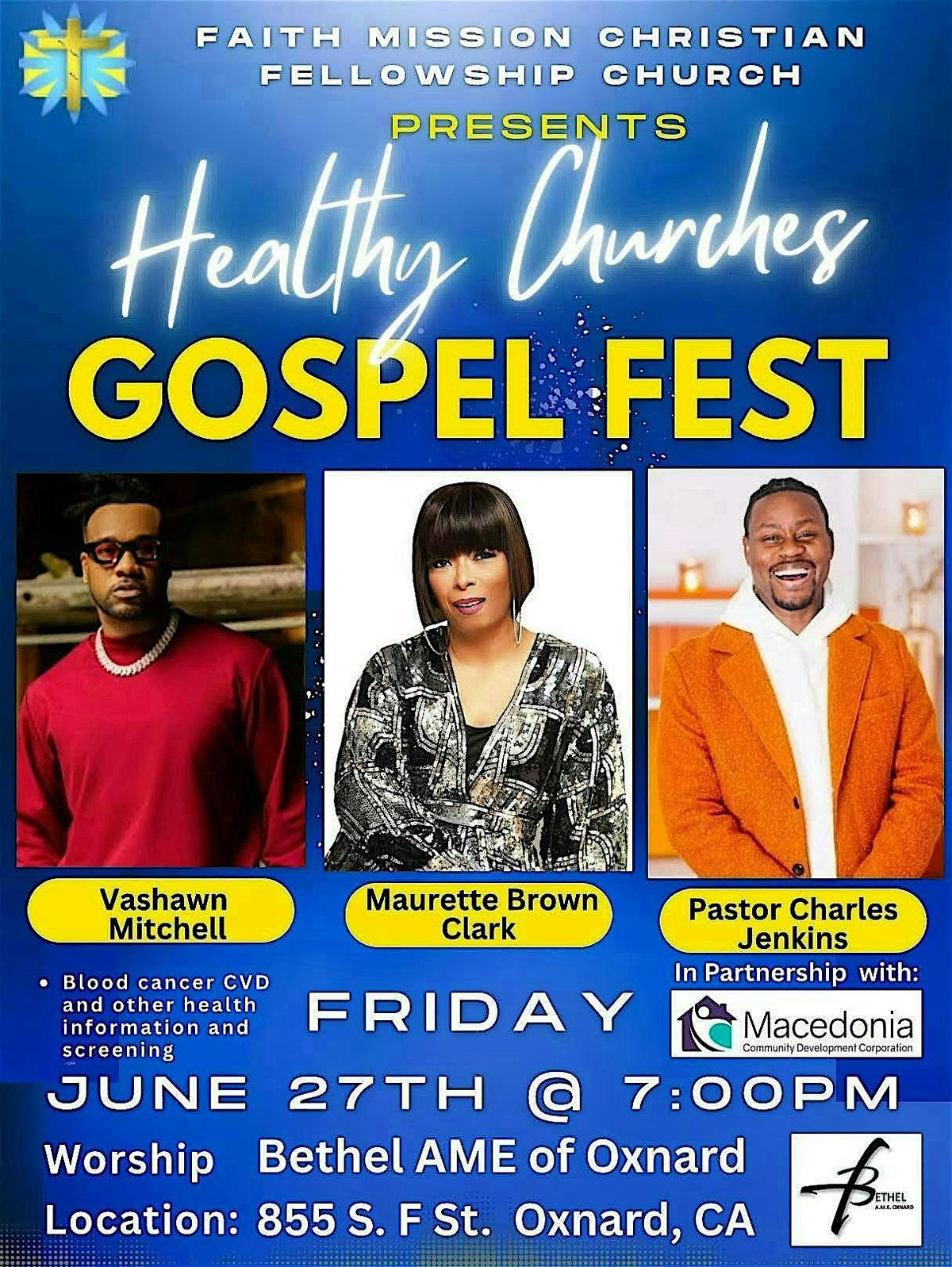 2025 Faith Mission CFC Gospel Fest, 27 June | Event in Oxnard | AllEvents