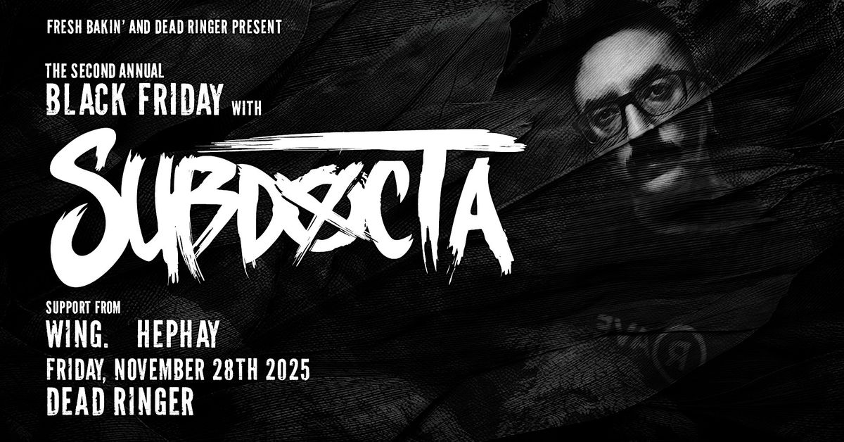 Subdocta at Dead Ringer, 28 November | Event in Reno | AllEvents