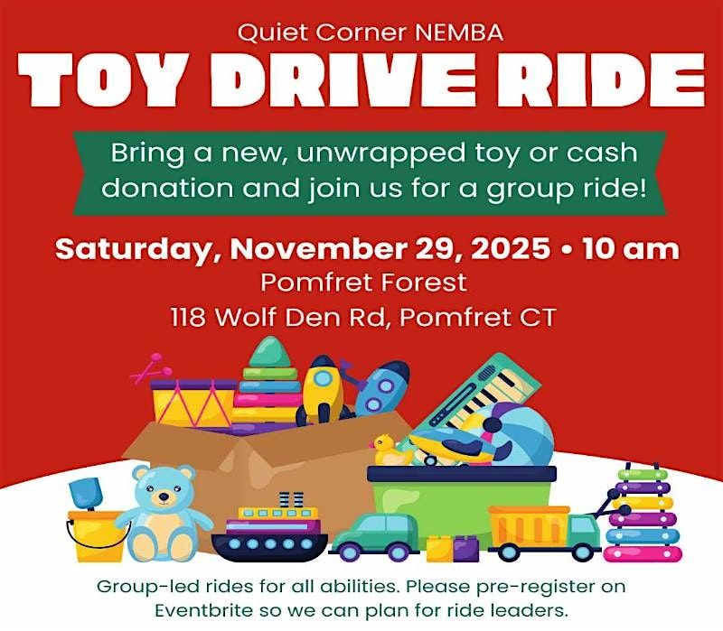 Toy Drive Ride - Pomfret Forest, 29 November | Event in Pomfret | AllEvents