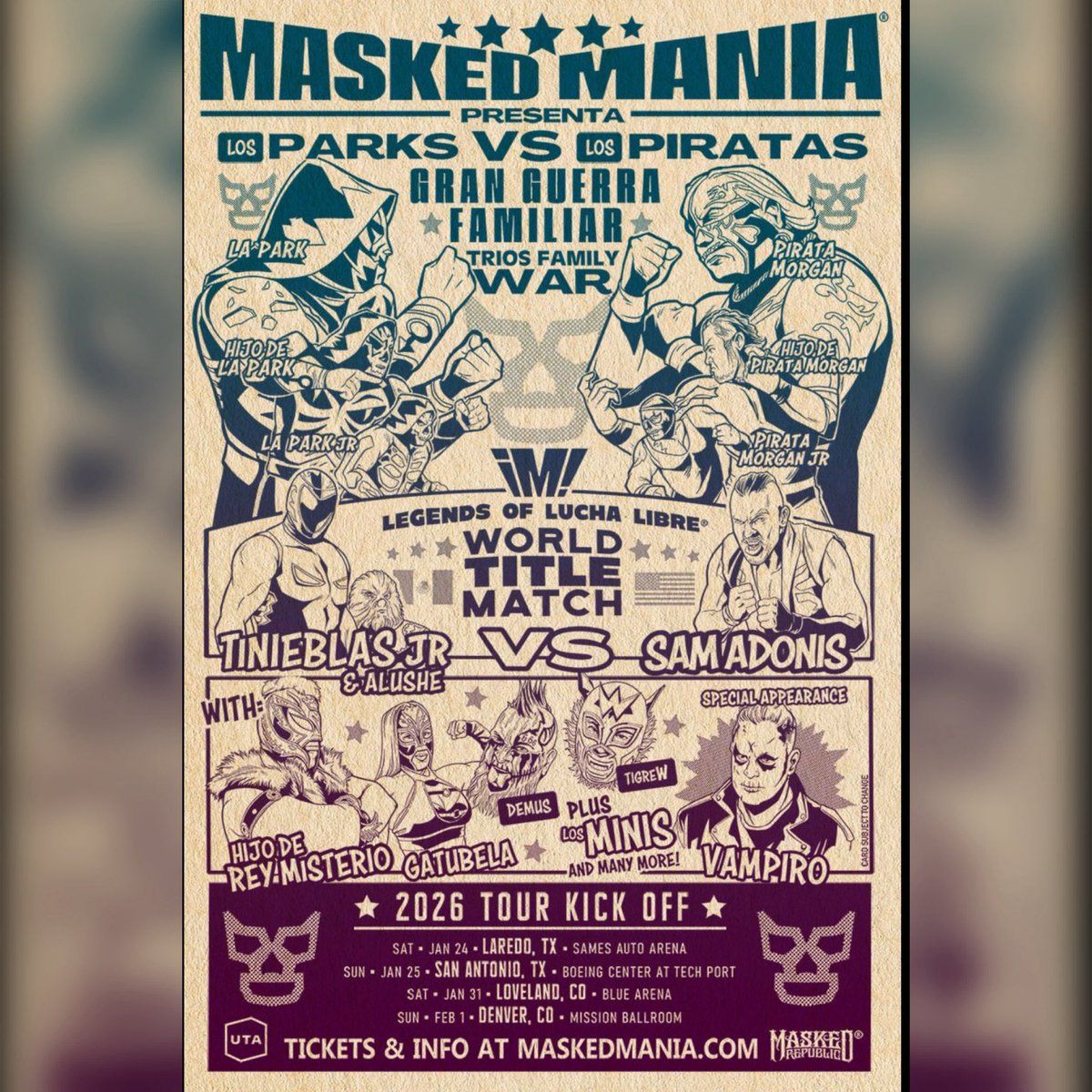 MaskedMania: Lucha Libre, 14 May | Event in Frisco | AllEvents