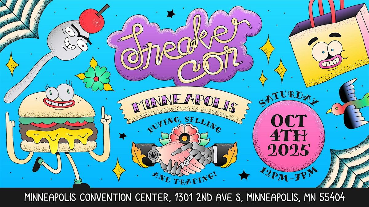 SNEAKER CON MINNEAPOLIS OCTOBER 4TH, 2025, 4 October | Event in Minneapolis | AllEvents