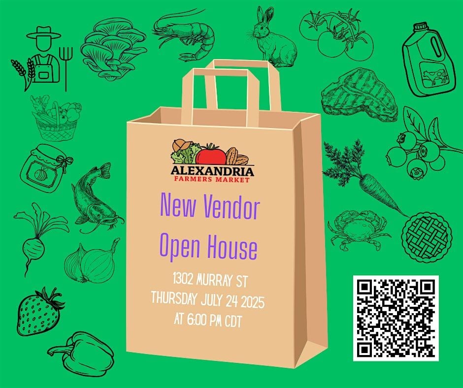 New Vendor Open House, 24 July | Event in Alexandria | AllEvents