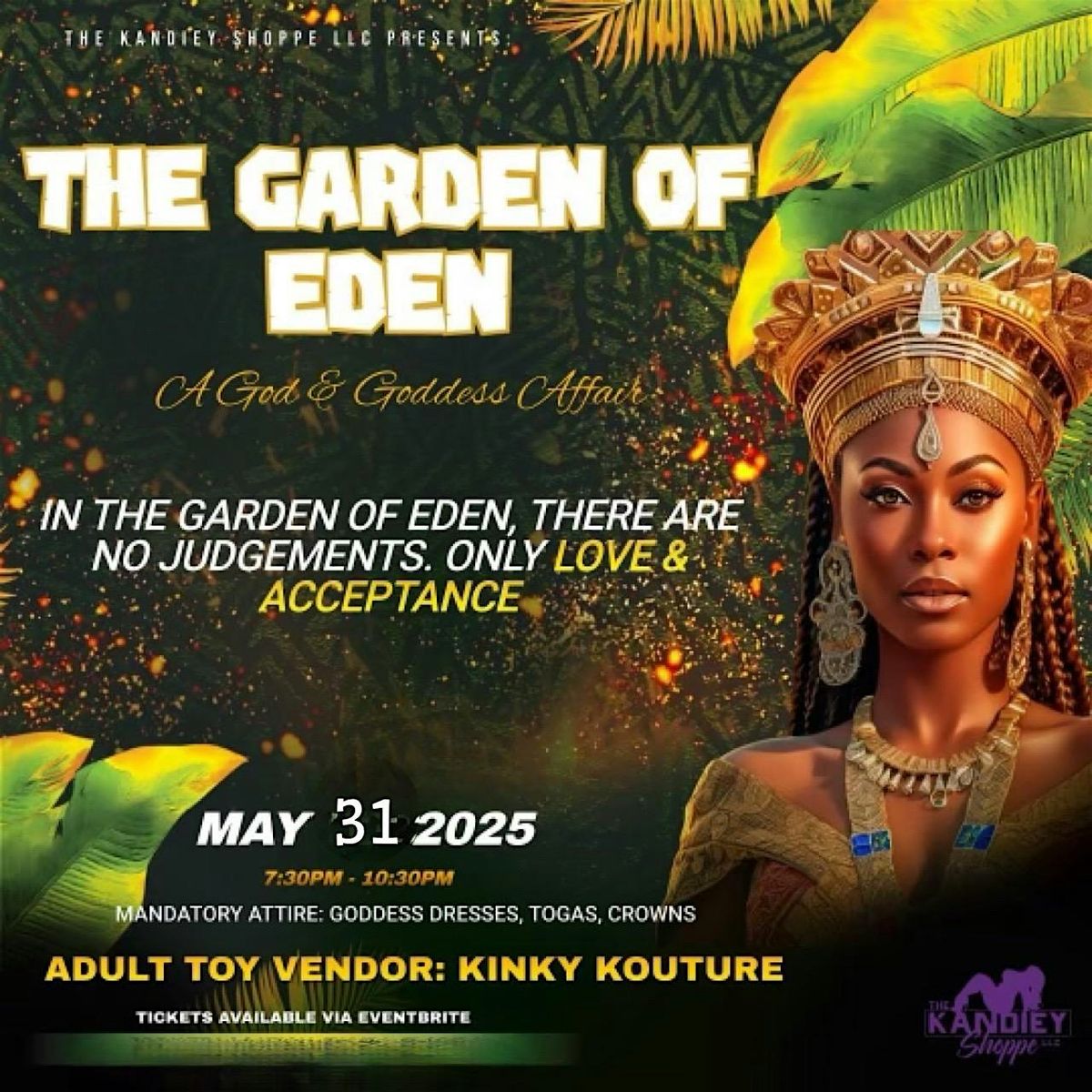 The Garden of Eden Kinkster Event, 31 May | Event in Panama City | AllEvents