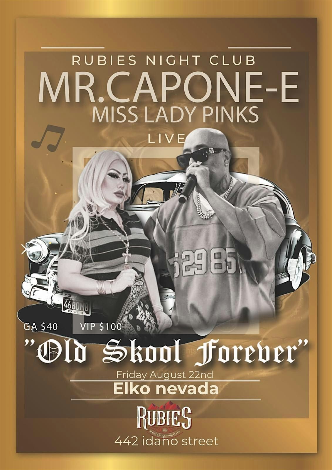 Mr.Capone-E Live In Elko Nevada august 22nd, 3 September | Event in Elko | AllEvents