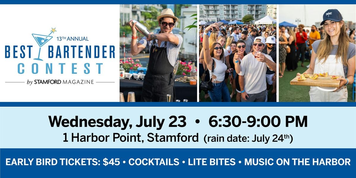 13th Annual Best Bartender Contest event, hosted by Stamford magazine, 23 July | Event in Stamford | AllEvents