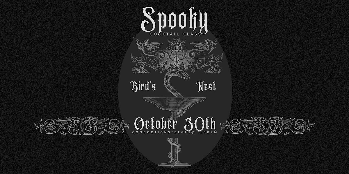 Spooky Craft Cocktail Class at Bird's Nest, 30 October | Event in Dunn | AllEvents