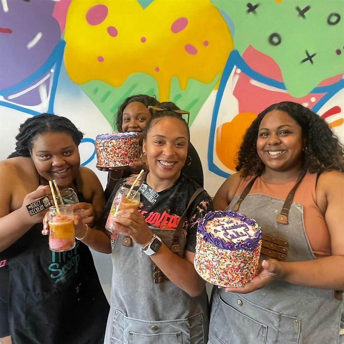 Cake 'N Sip Boozy Ice Cream Cake Class | Event in Brooklyn | AllEvents