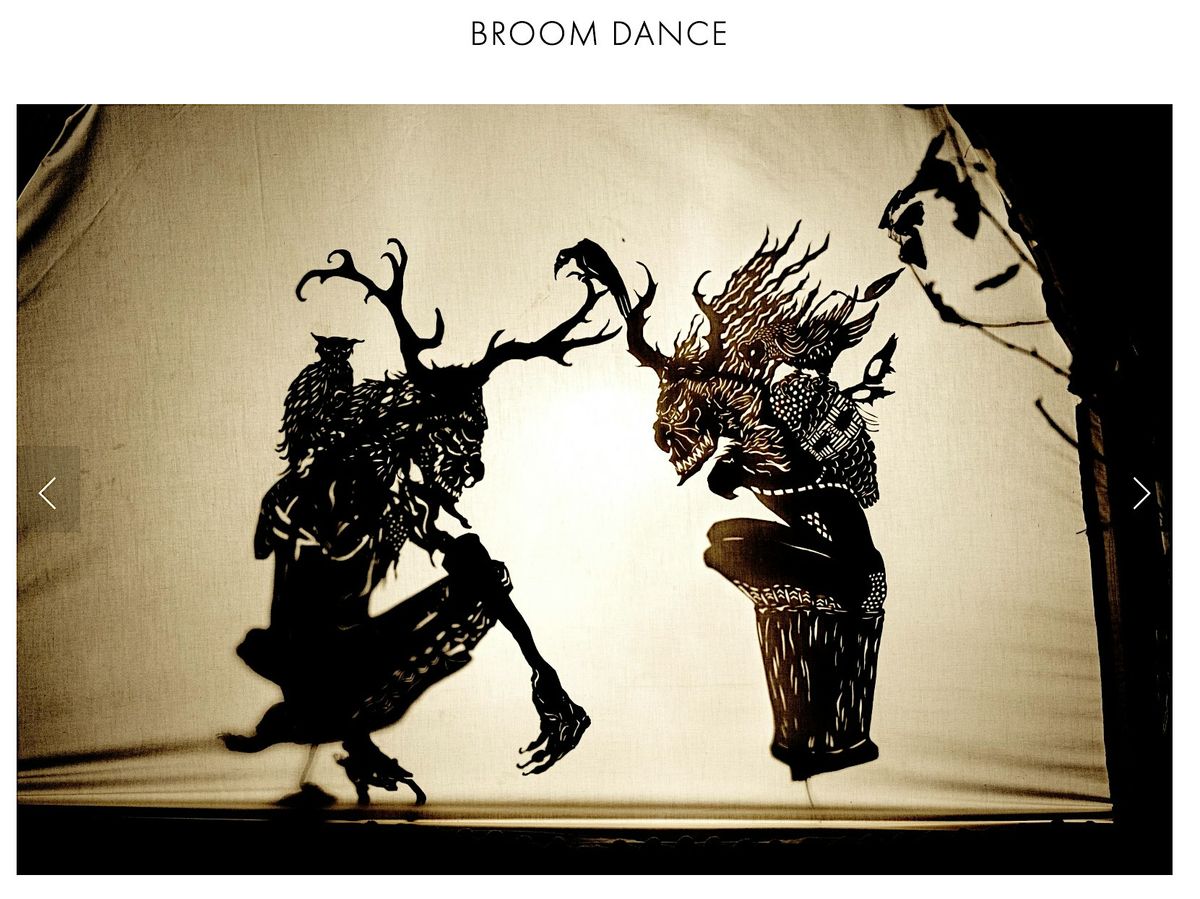 BROOM DANCE Shadow Puppet Performance by Birdbone Theatre, Deacon, Ontario, 25 October | Event in Golden Lake