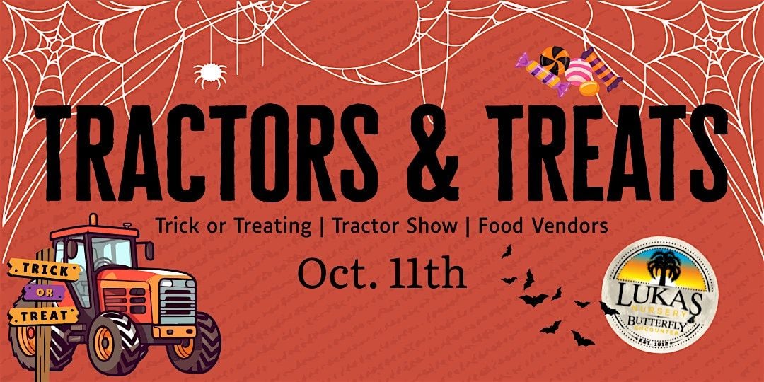 Tractors & Treats at Lukas Nursery, 11 October | Event in Oviedo | AllEvents