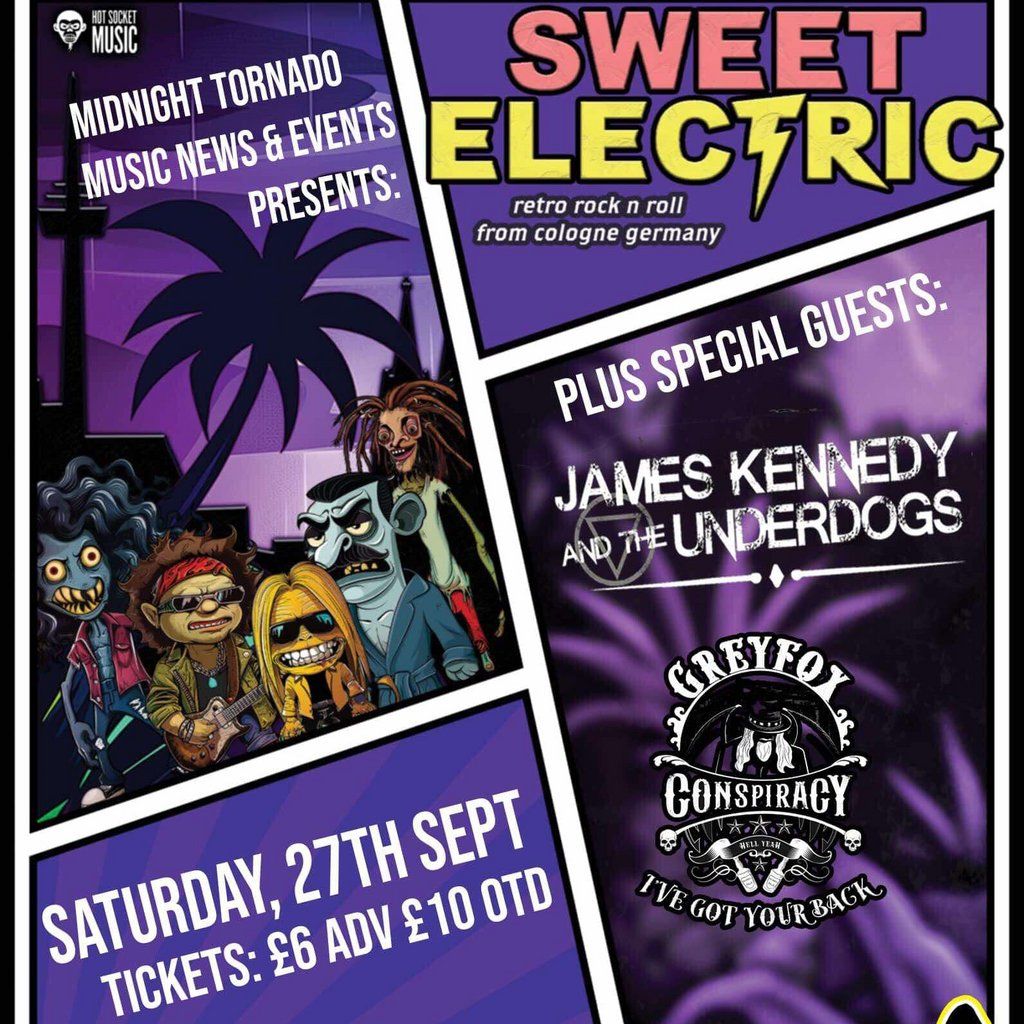 SWEET ELECTRIC and more at Black Cat, Bridgend, 27 September | Event in Pontypridd | AllEvents