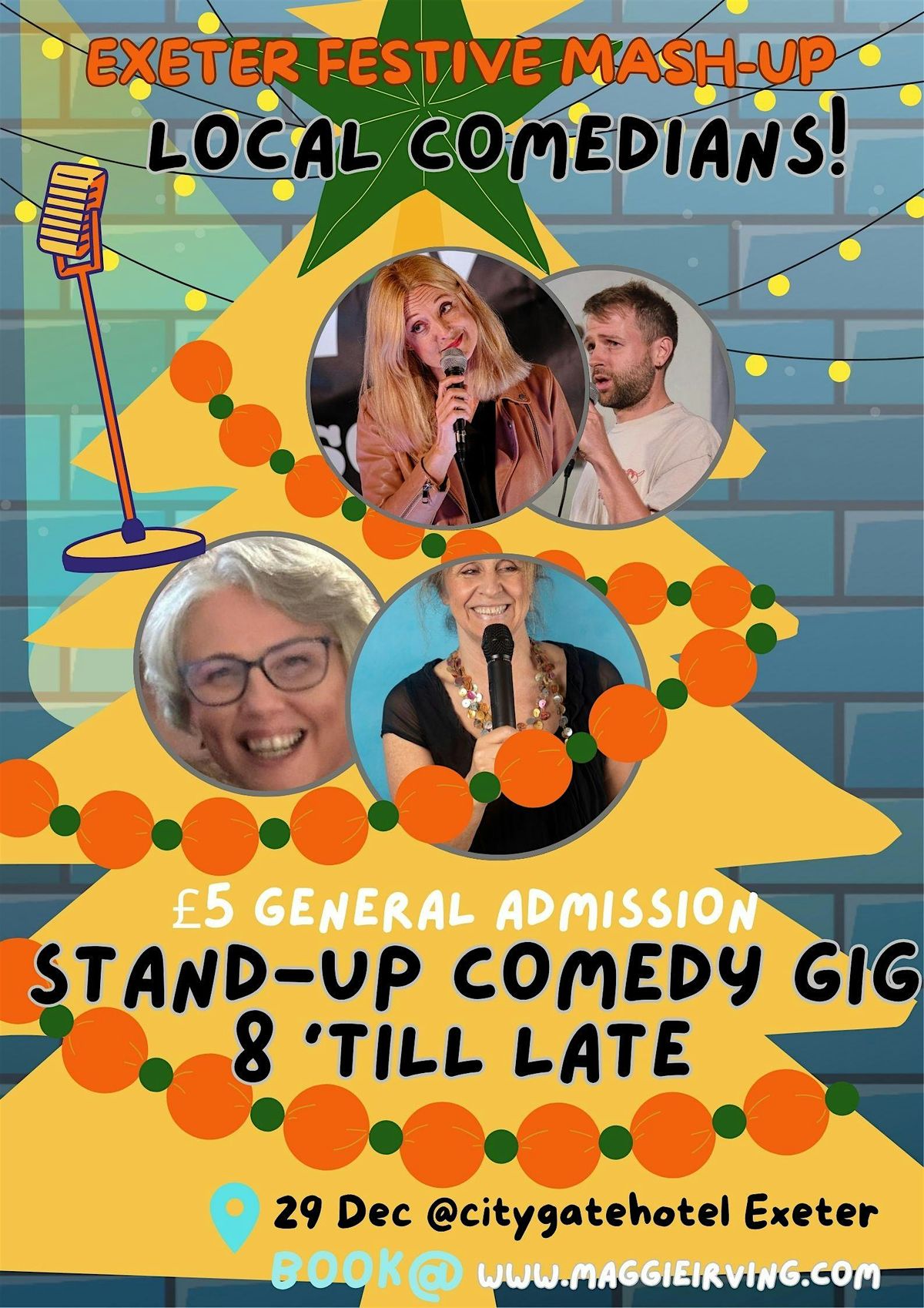 FESTIVE Exeter Stand Up Comedy Mash-Up