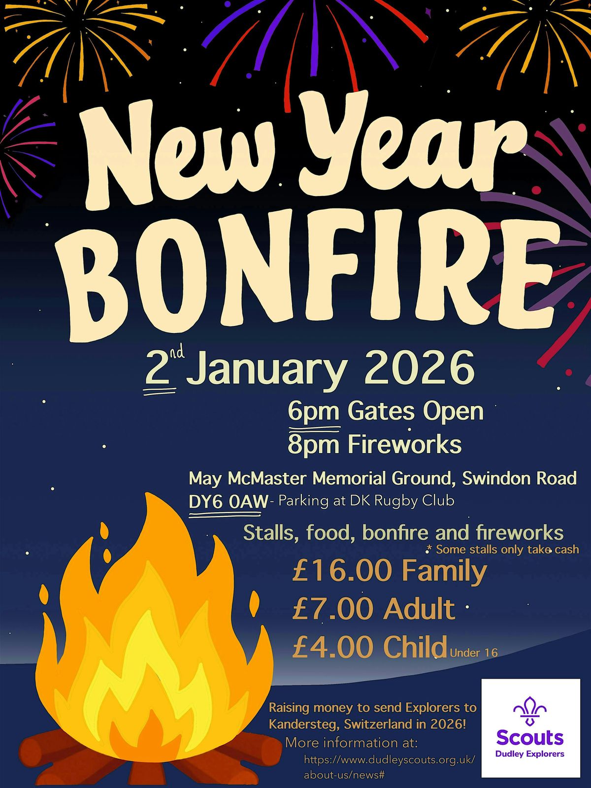 New Year Bonfire, 2 January | Event in Kingswinford | AllEvents