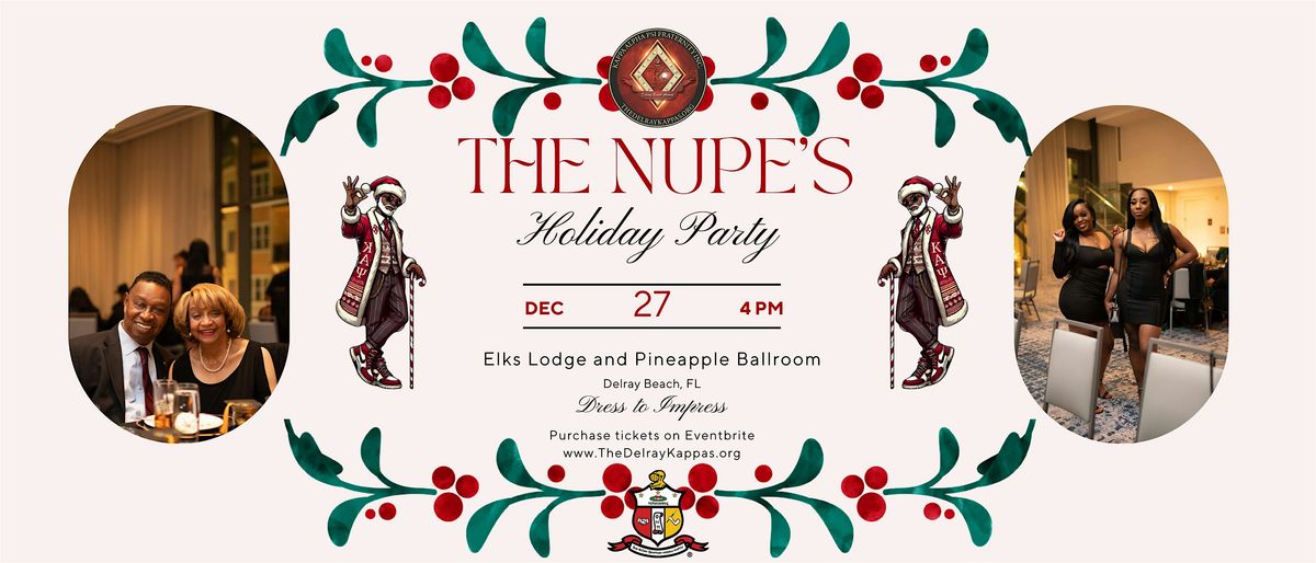 The Nupes Holiday Party, 27 December | Event in Delray Beach | AllEvents