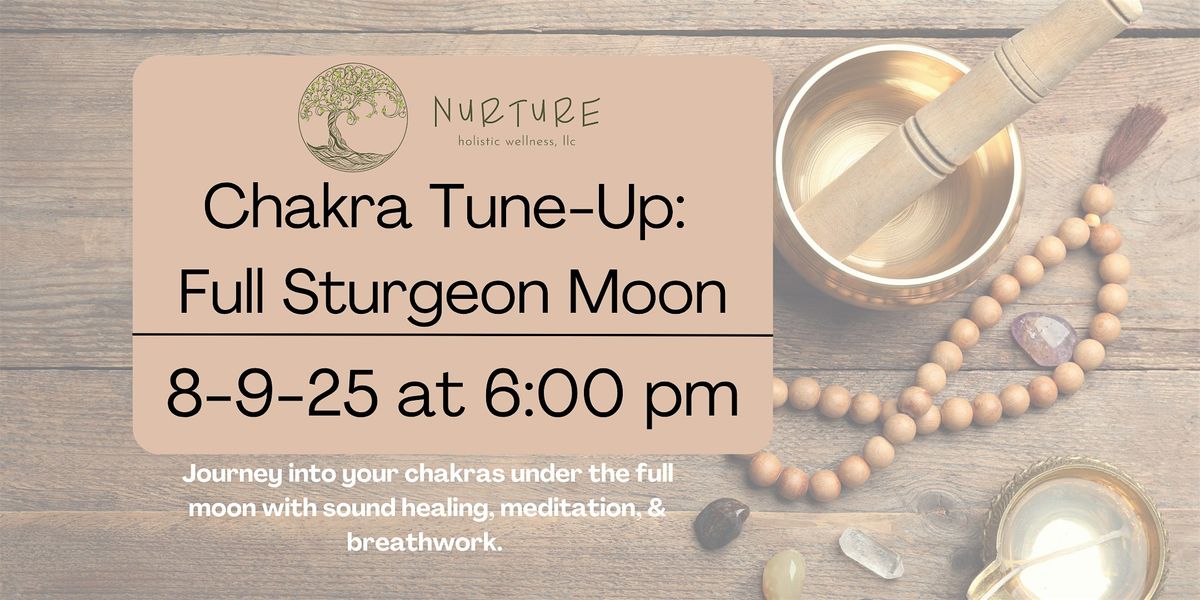 Chakra Tune-Up: Sturgeon Full Moon, 9 August | Event in East Greenwich | AllEvents
