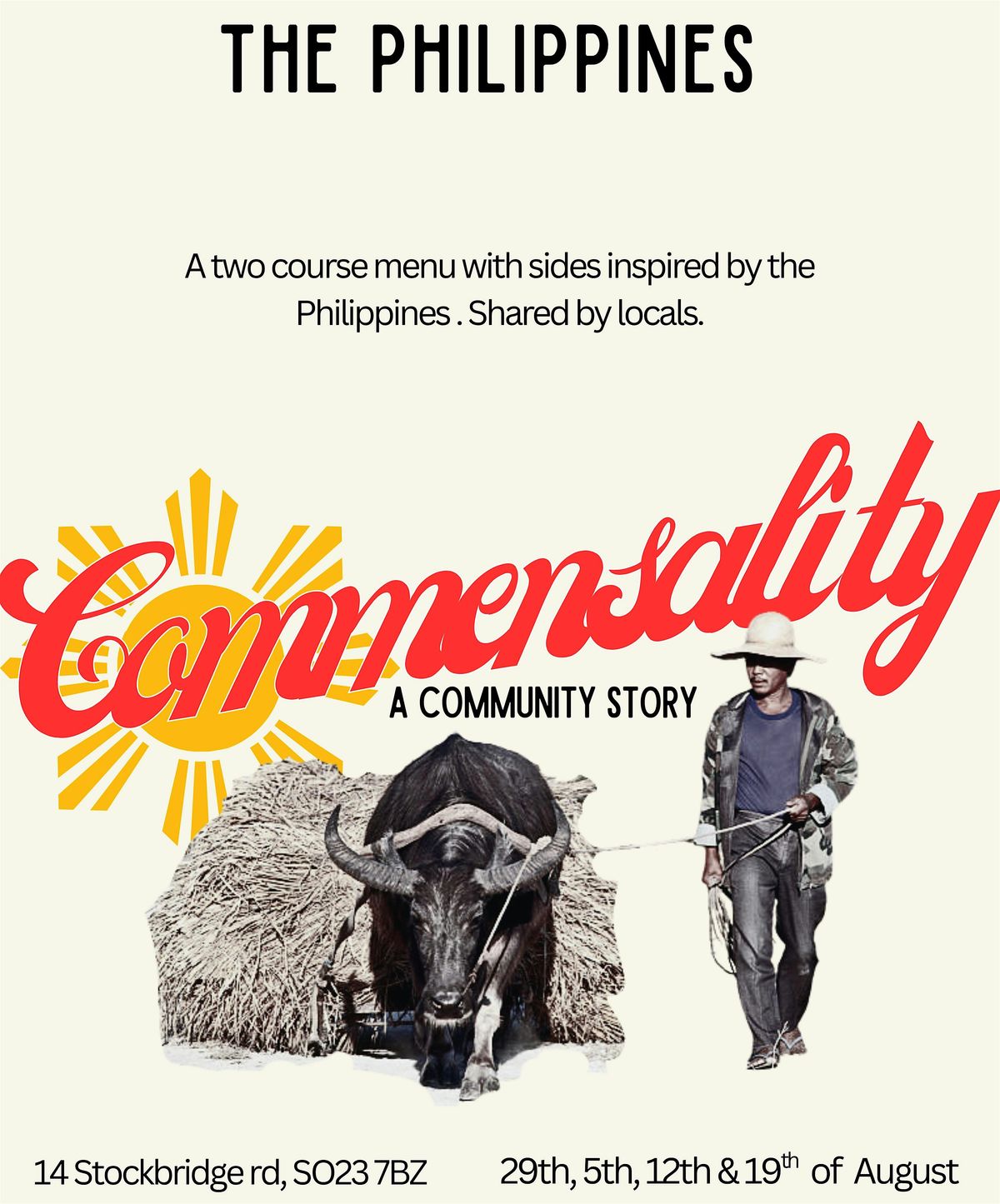 THE PHILIPPINES | COMMENSALITY #010, 29 August | Event in Winchester | AllEvents