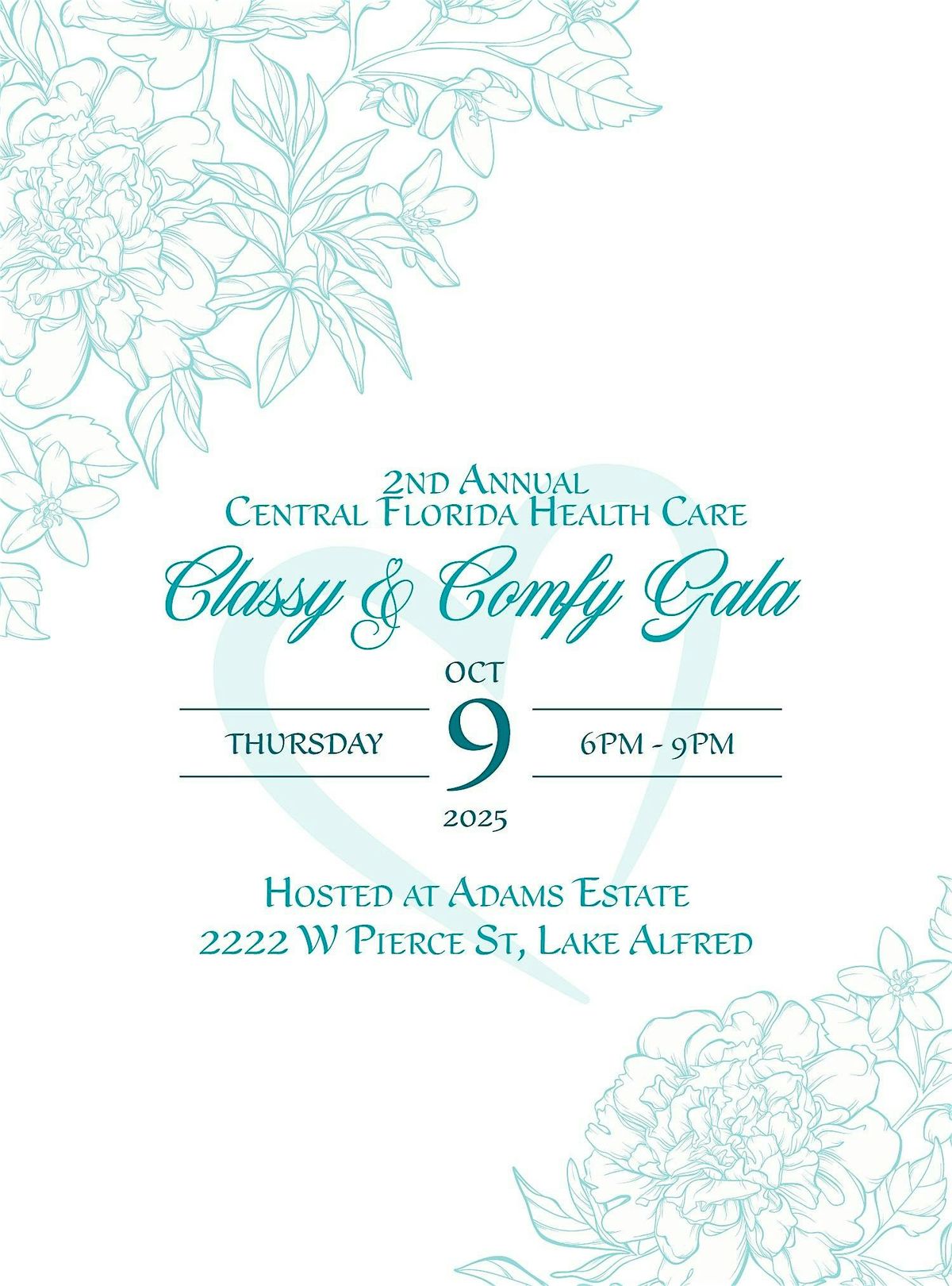 2nd Annual Central Florida Health Care "Classy & Comfy" Gala, 9 October | Event in Lake Alfred