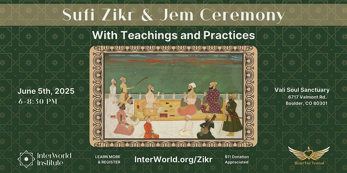 Sufi Zikr & Jem, 5 June | Event in Boulder | AllEvents