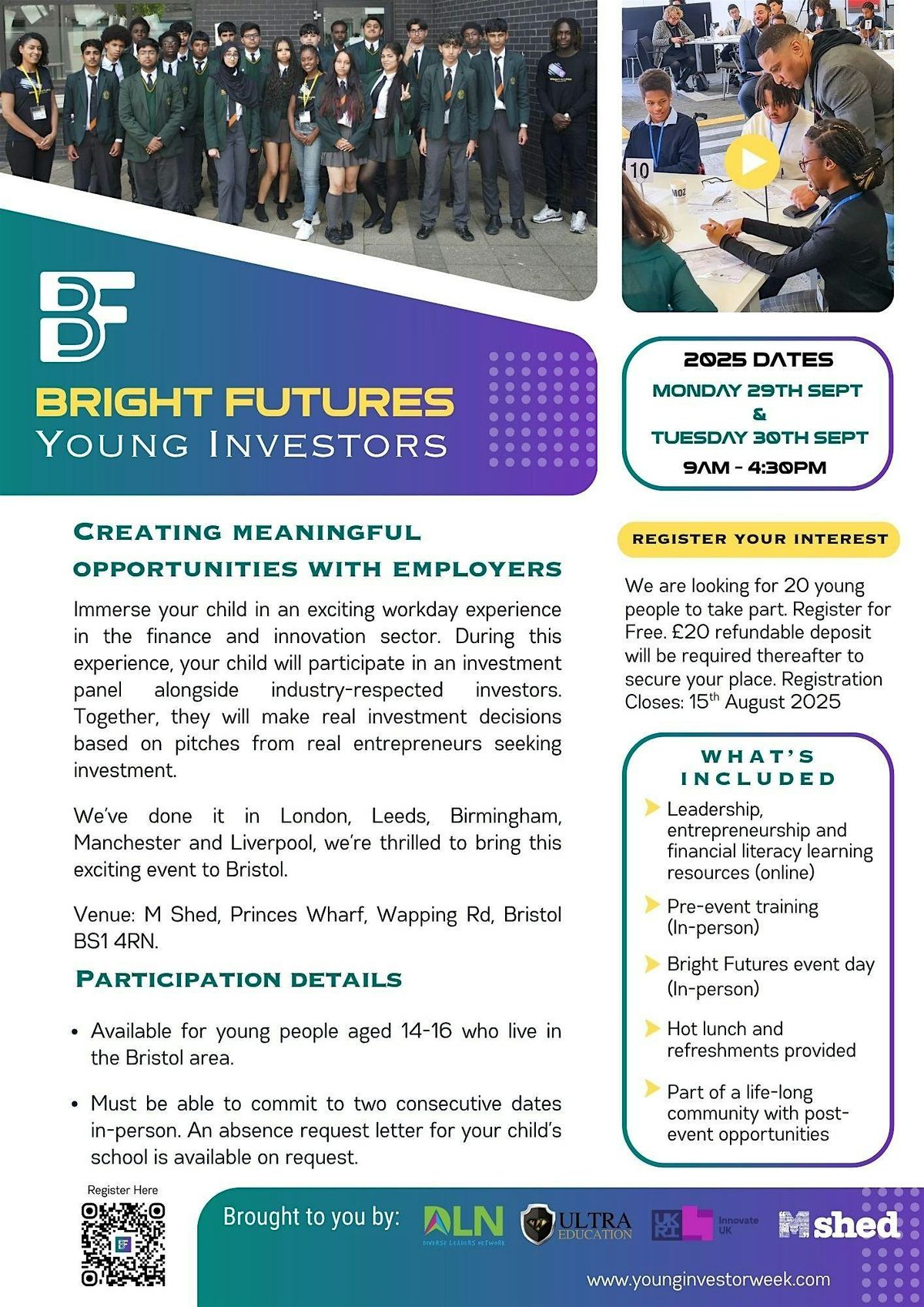 Bright Futures: Young Investors, 29 September | Event in Bristol | AllEvents