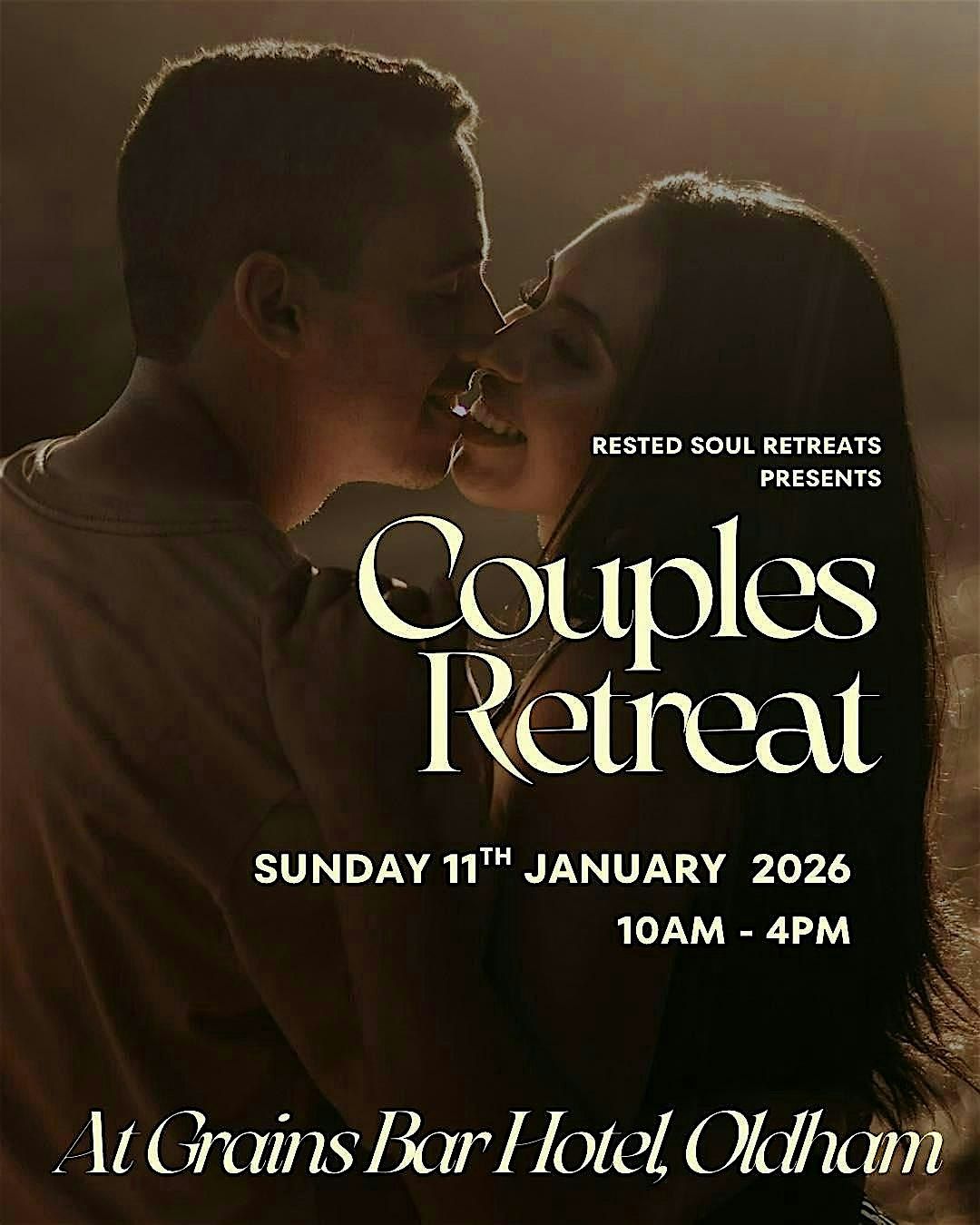 Oldham's Couple Retreat, 11 January | Event in Oldham | AllEvents
