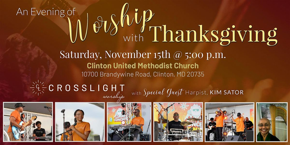 An Evening of Worship with Thanksgiving, 15 November | Event in Clinton | AllEvents