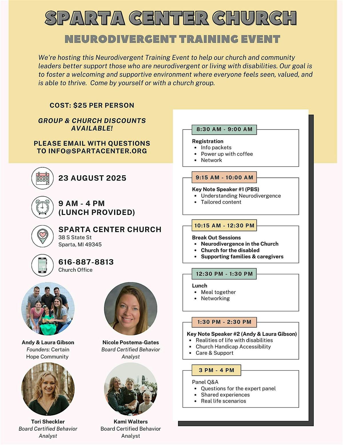 SCC Neurodivergent Training Event, 23 August | Event in Sparta | AllEvents