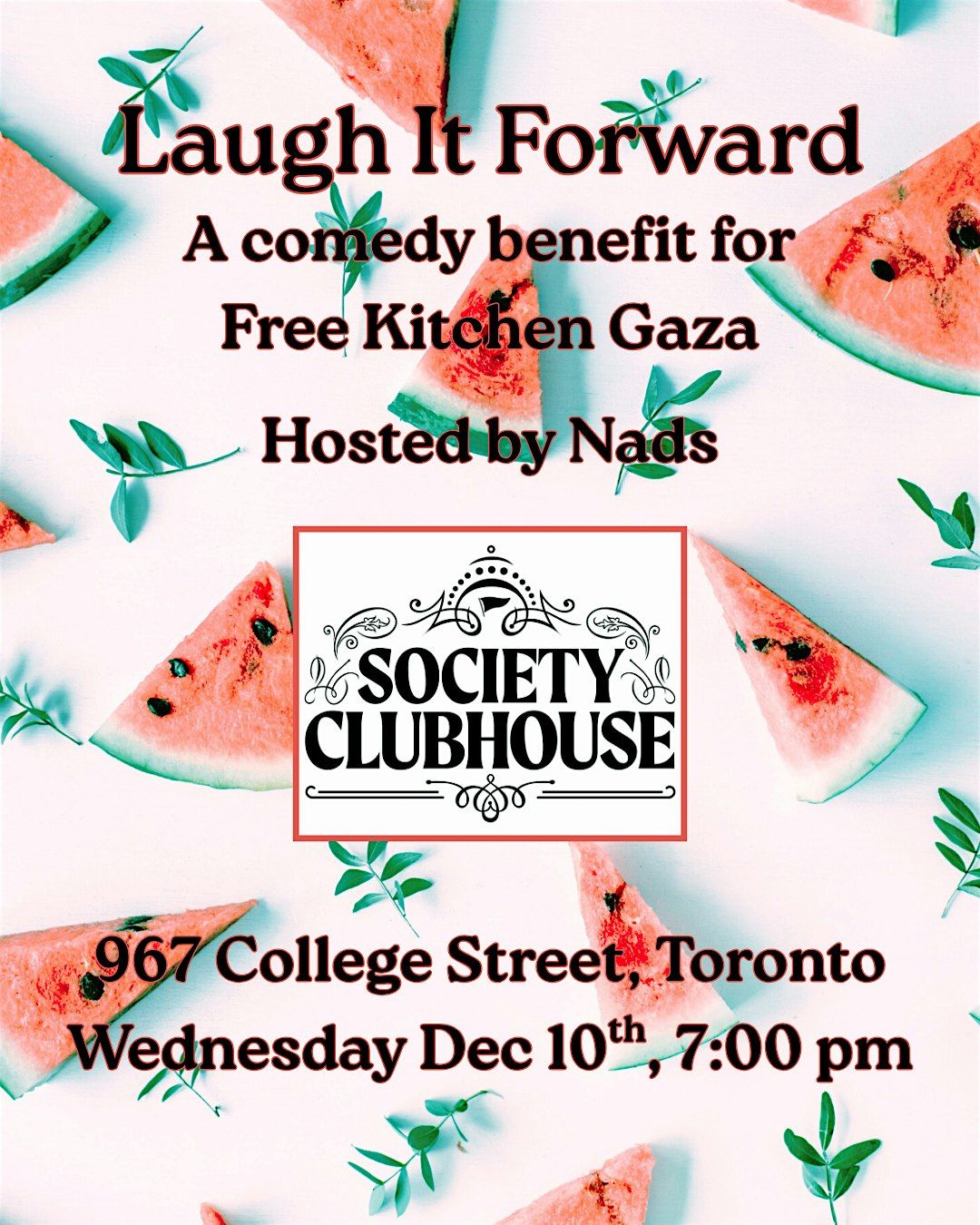 Laugh It Forward, 10 December | Event in Toronto | AllEvents