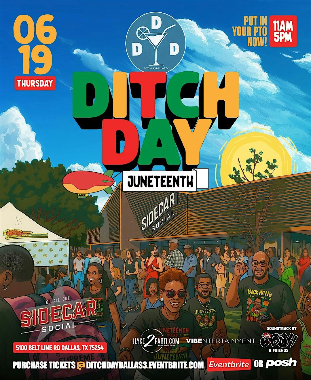 6/19* DITCH DAY DALLAS JUNETEENTH EP.3 | Event in Addison | AllEvents