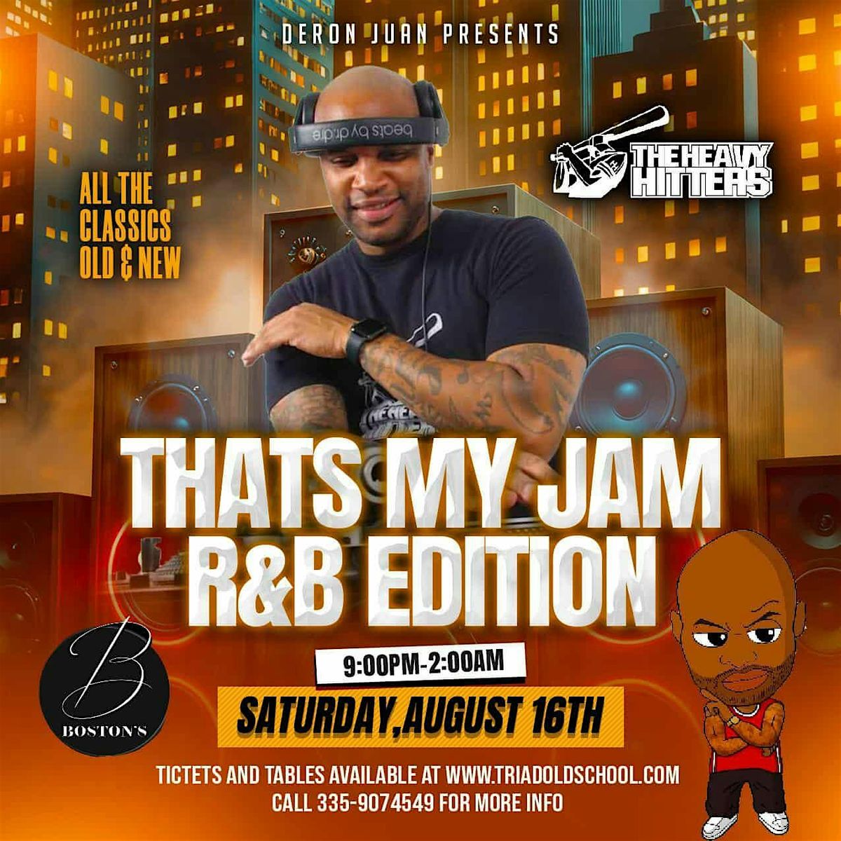 THAT’S MY JAM:  R&B EDITION, 16 August | Event in Greensboro | AllEvents