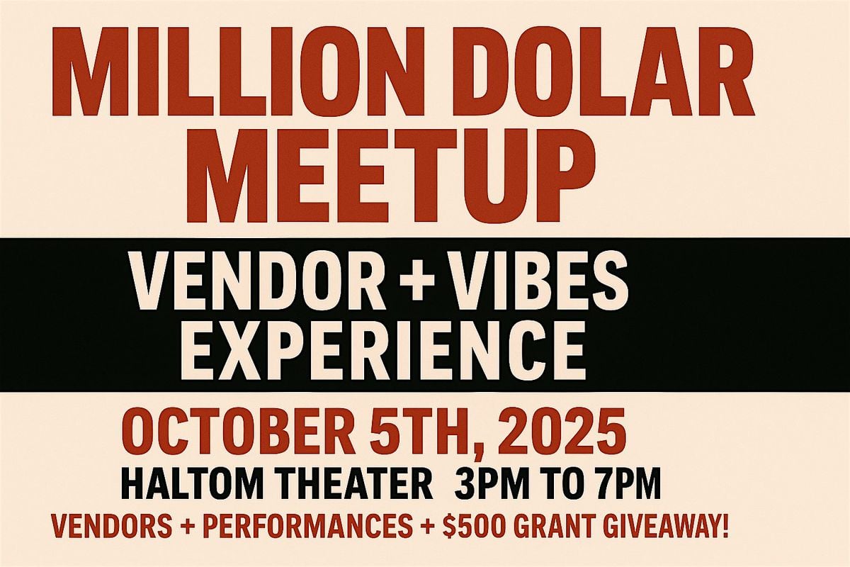 Million Dollar Meetup with the Vendor and Vibes Experience, 5 October | Event in Haltom City | AllEvents