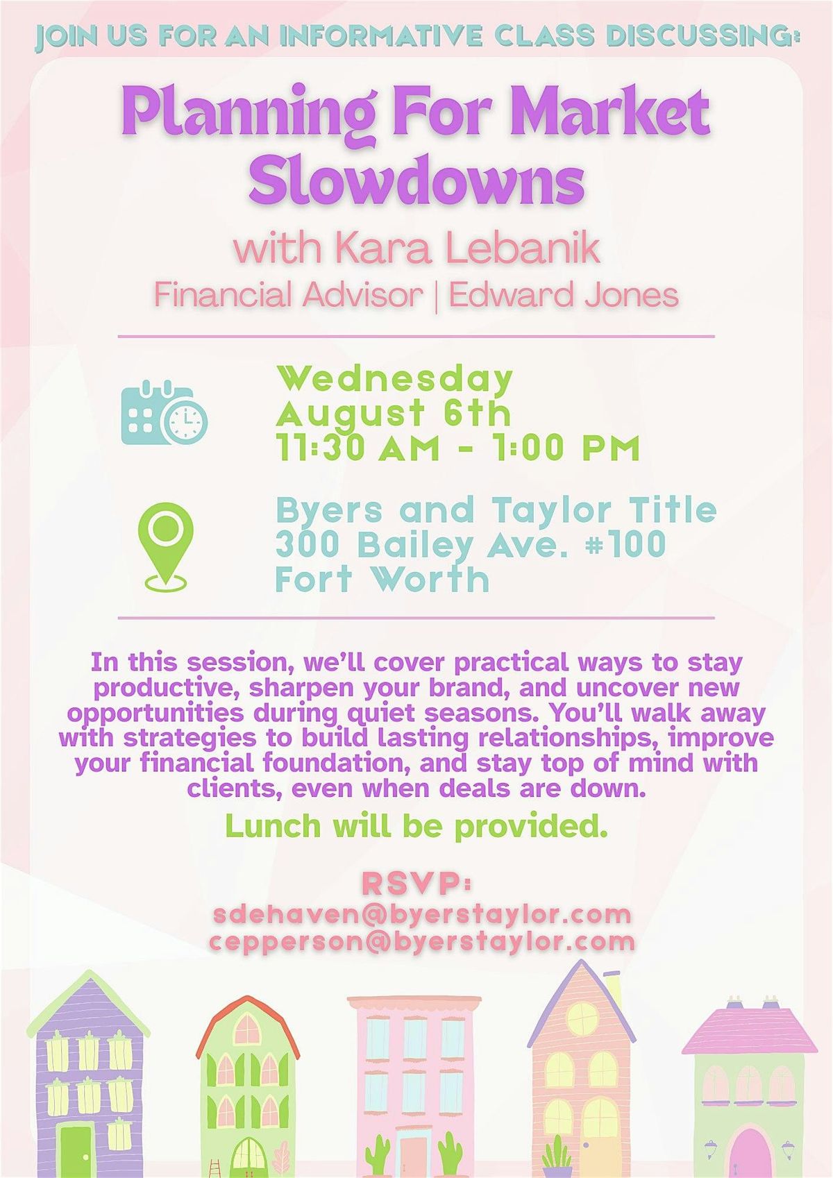 Real Estate Planning for Market Slowdowns, 6 August | Event in Fort Worth | AllEvents