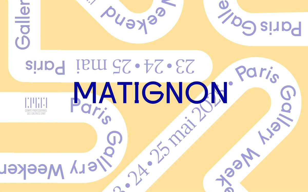 Paris Gallery Weekend : Visite guidée des galeries de Matignon, 24 May | Event in Paris | AllEvents