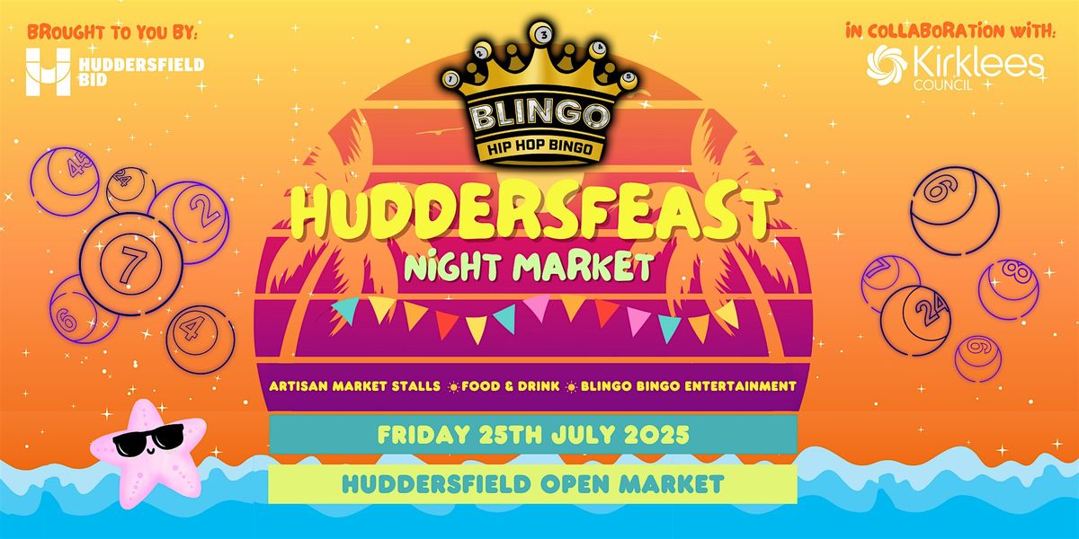 Summer Night Market - Ft. Blingo Bingo, 25 July | Event in Huddersfield | AllEvents