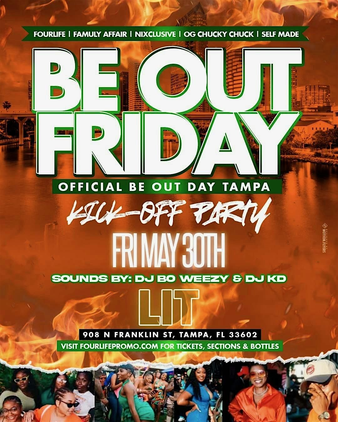 BE OUT FRIDAY, 30 May | Event in Tampa | AllEvents