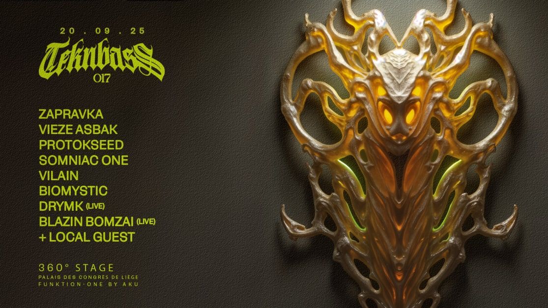 Teknbass 017 | 360 Stage in Liège, 20 September | Event in Liège | AllEvents