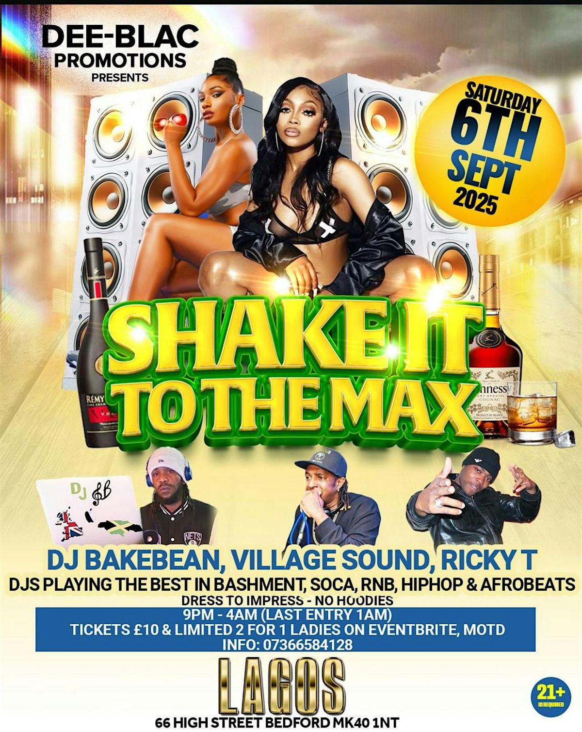 Shake It To The Max, Bashment, RnB, Hip Hop, Afrobeats, Soca, 6 September | Event in Bedford | AllEvents