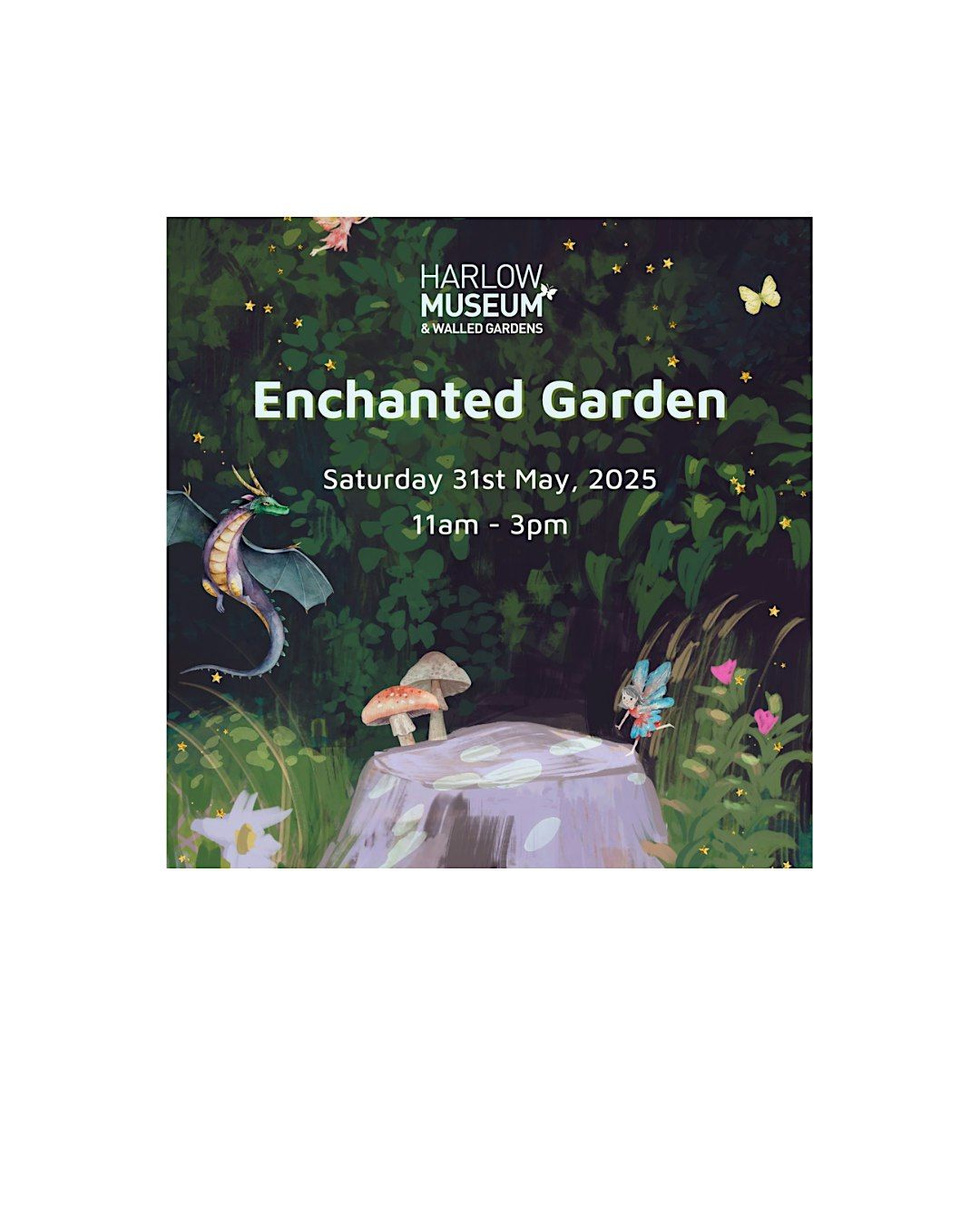 Enchanted Garden at Harlow Museum & Walled Gardens, 31 May | Event in Harlow | AllEvents