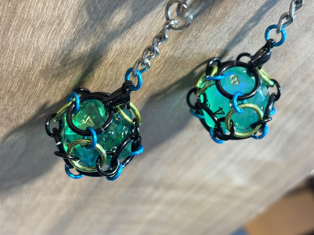 Chainmail Workshop! Make Dice-Holder Earrings/Keychains!, 3 August | Event in Troy | AllEvents