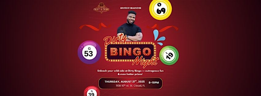 DIRTY BINGO HOSTED BY MR407KEVIN, 21 August | Event in St. Cloud | AllEvents