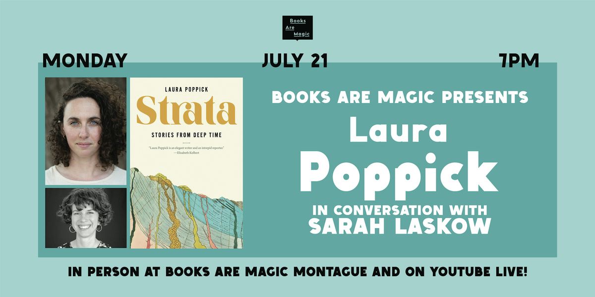 In-Store: Laura Poppick: Strata w/ Sarah Laskow, 21 July | Event in Brooklyn | AllEvents