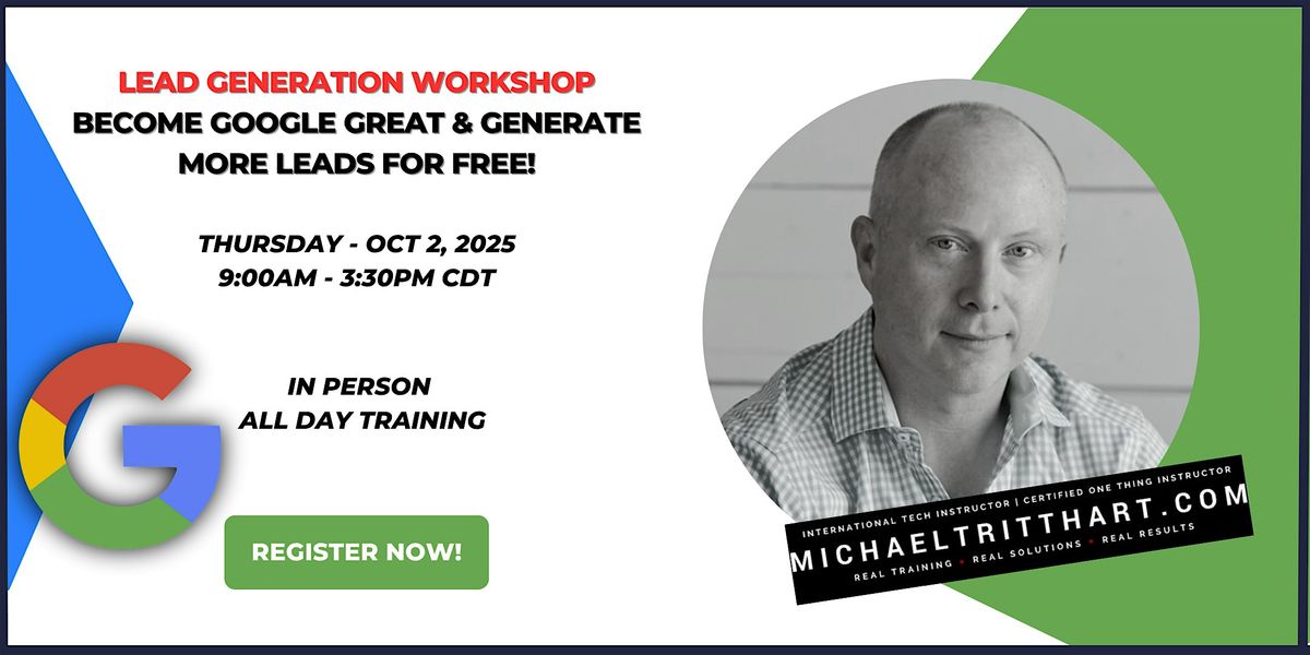 Lead Generation Workshop | KW Team Leaders | Minneapolis, MN, 2 October | Event in Maple Grove | AllEvents