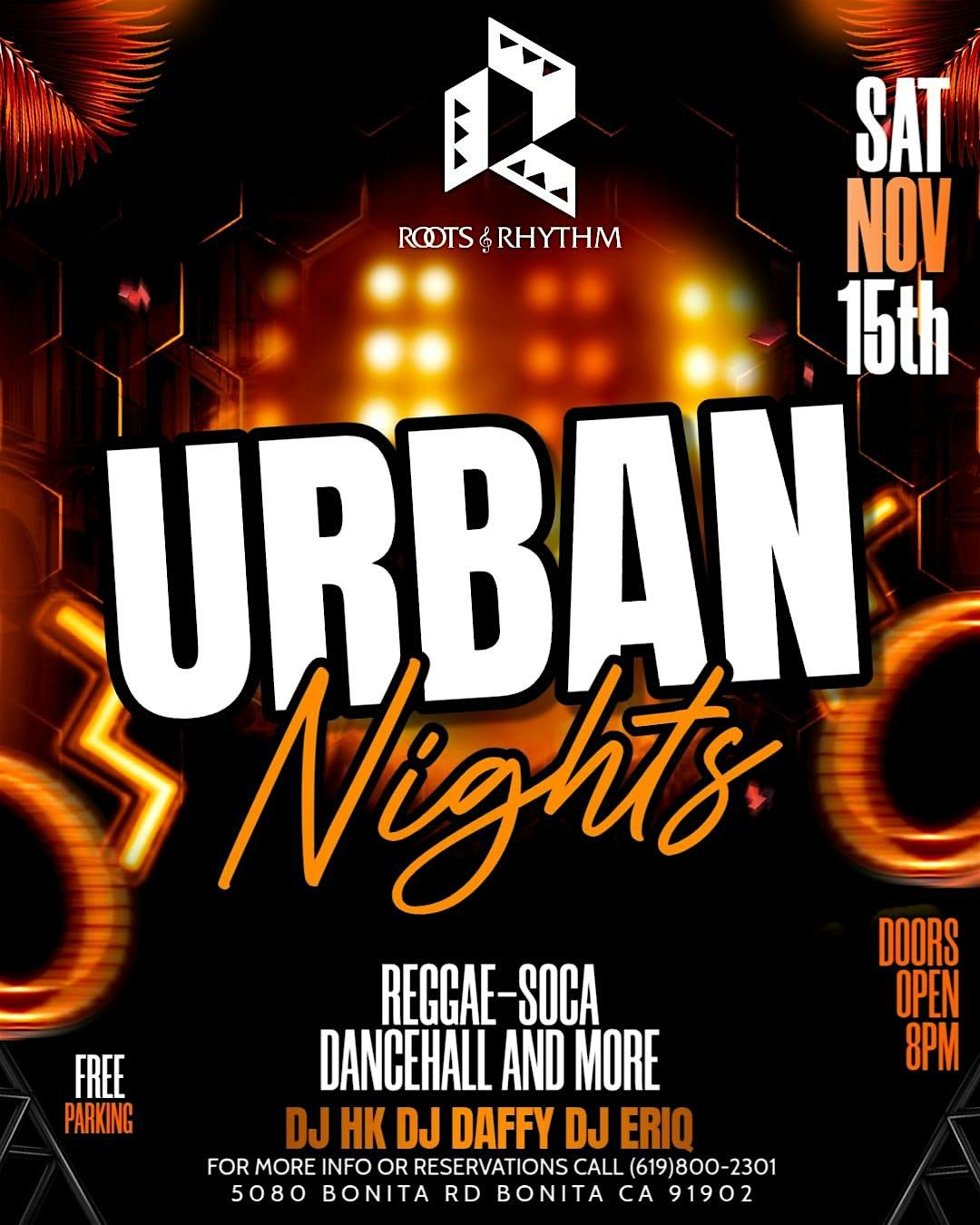 URBAN NIGHTS | Reggae, Soca, Dancehall and More | Event in Bonita | AllEvents