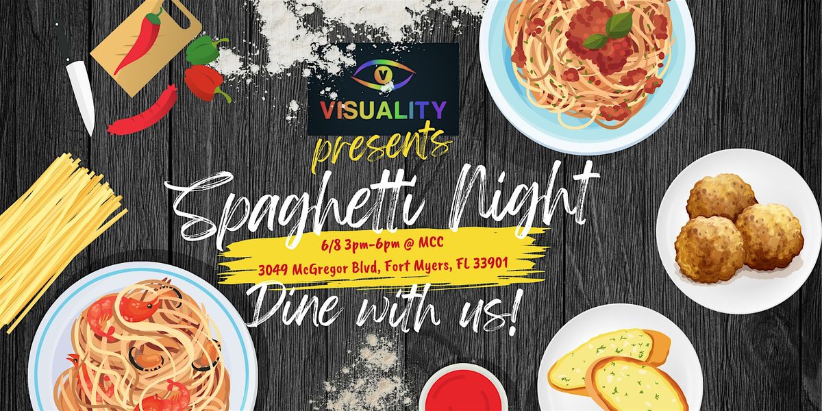 Spaghetti Dinner Night with Visuality, 8 June | Event in Fort Myers | AllEvents