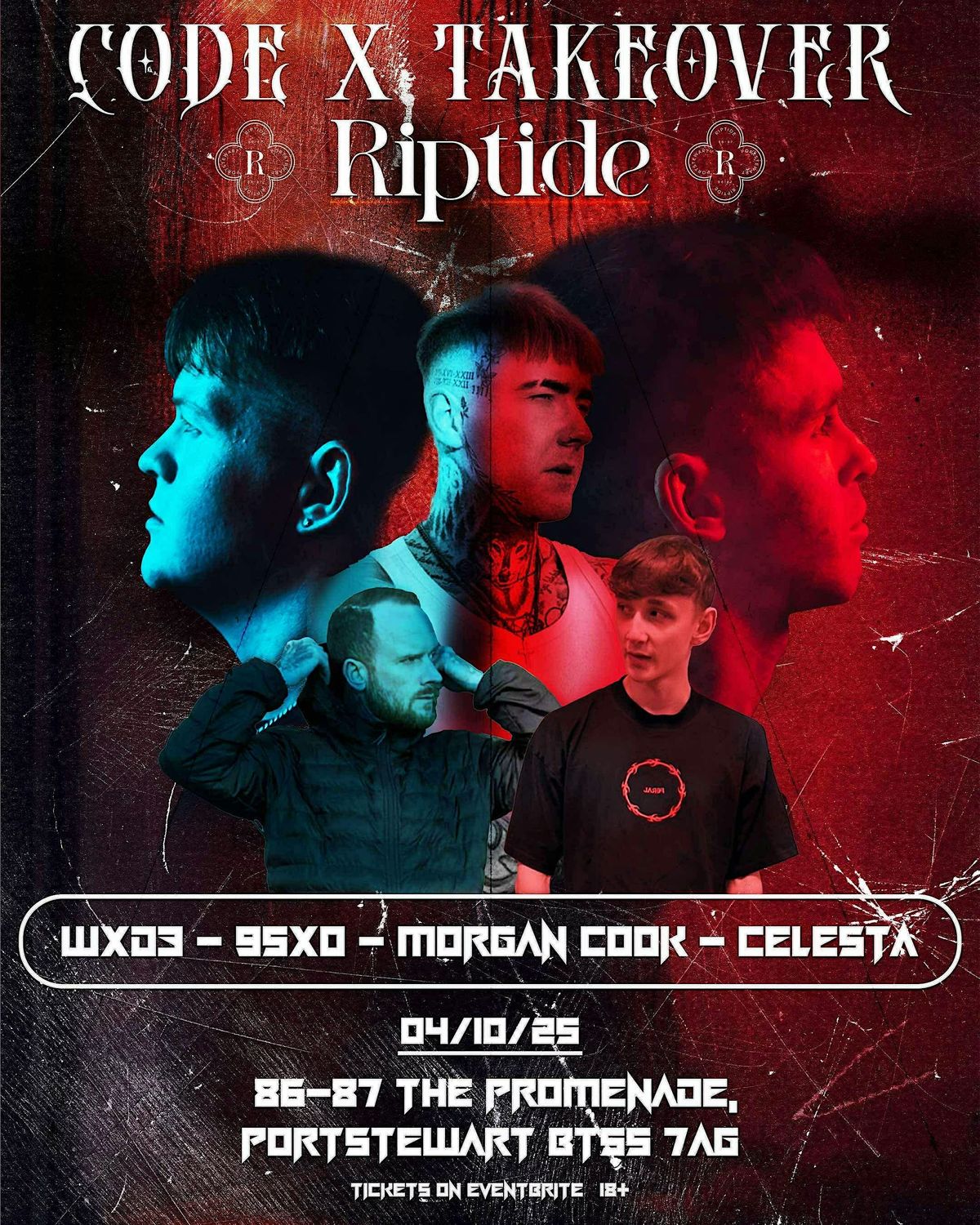 Code x RIPTIDE, 4 October | Event in Portstewart | AllEvents