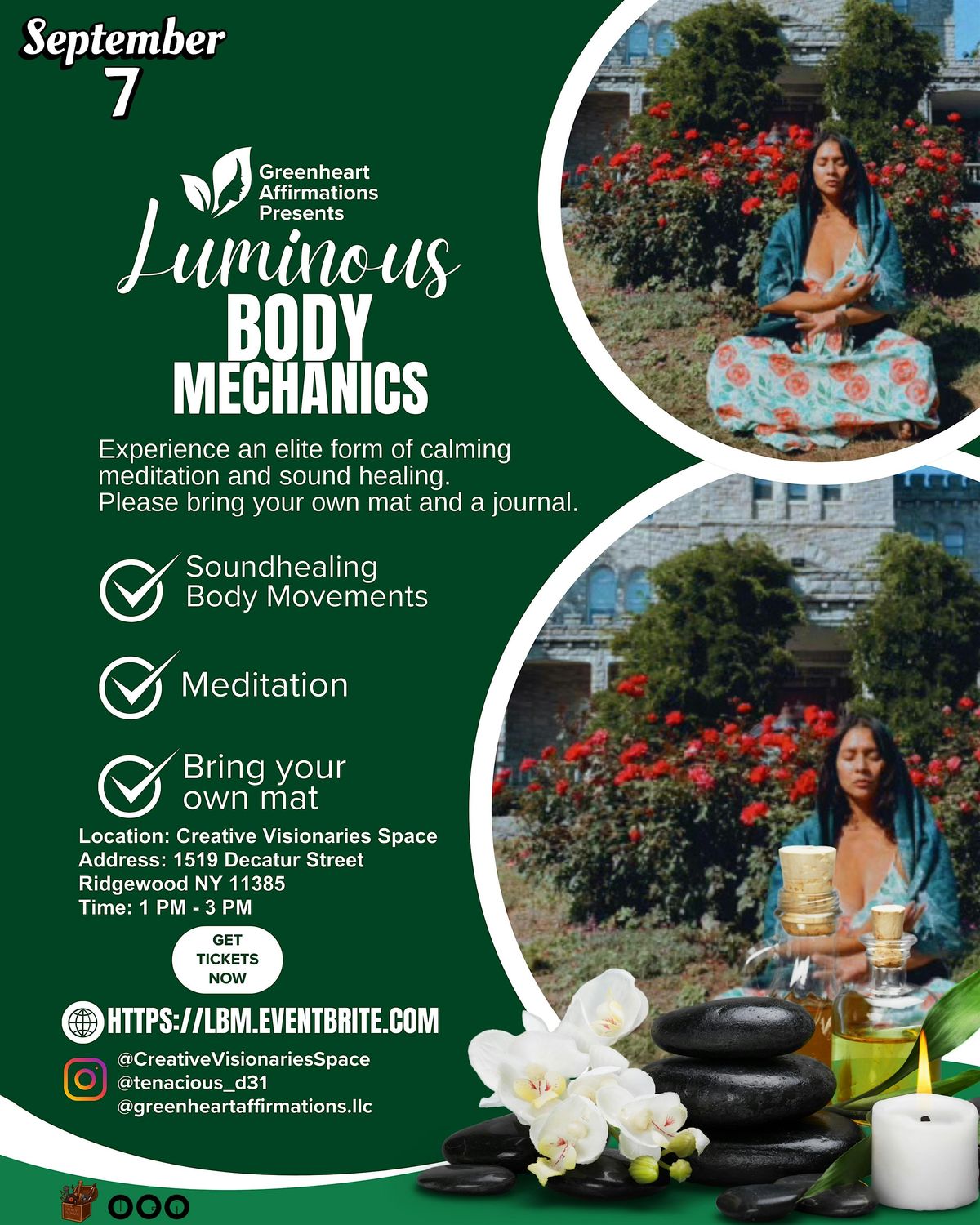 Luminous Body Mechanics | Event in Ridgewood | AllEvents