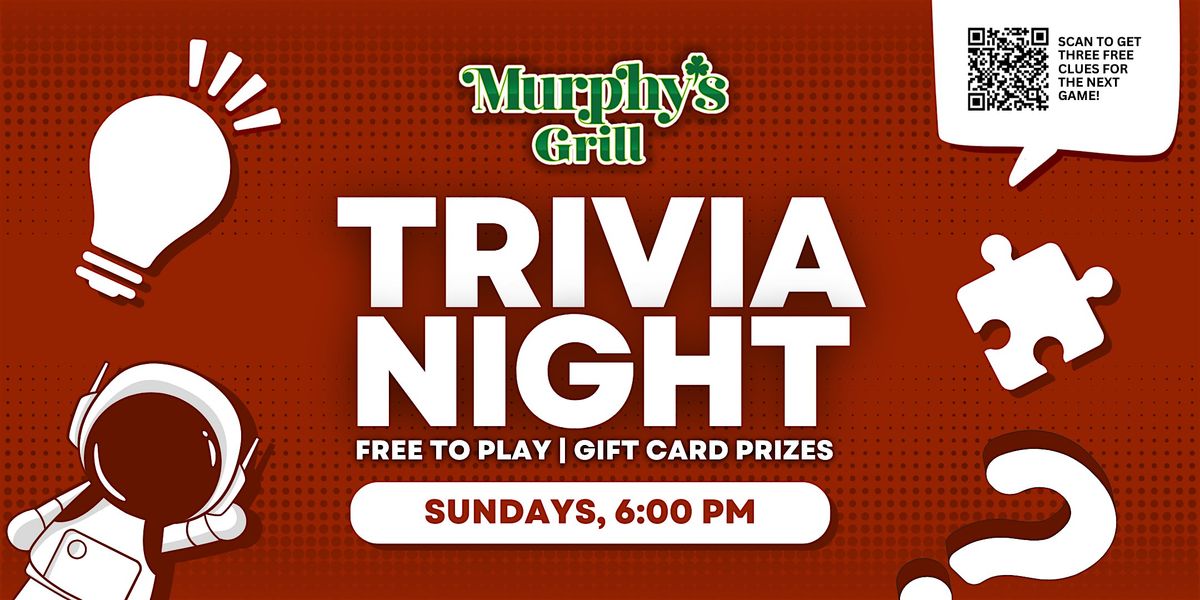 Trivia Night at Murphy's Grill | Event in Boynton Beach | AllEvents