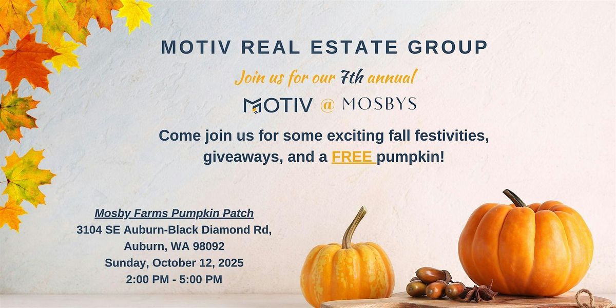 7th Annual - Motiv @ Mosby's Pumpkin Patch event!, 12 October | Event in Auburn | AllEvents