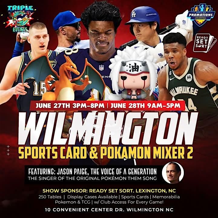 Wilmington Sports Card & Pokemon Mixer Show, 27 June | Event in Wilmington | AllEvents